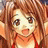 A pixelated anime-style character with long brown hair and a red top appears on the left side of a contact sheet, while the right side displays stylized text "Anime IM" above smaller text "COM" against a black background.