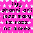 Pixelated text repeats across a bright pink background with white star patterns, forming a of names and phrases in black block letters