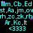 Cyan text repeats 'Mm,Cb,Ed' and 'Ar,Kc,t' with '<3333' below on black background; pink stars flicker at random positions.