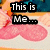 A four- shows a pink heart-shaped object with text overlays changing
