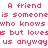 A static image displays repeated text in red pixelated font with small purple heart symbols on a white background.