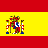 Static pixel art icon depicting the Spanish flag with a central coat of arms featuring heraldic symbols and figures on a yellow stripe between red horizontal bands.