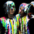Four distinct pixelated images arranged in a , each depicting people with varied expressions and clothing against different backgrounds