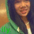 A person with long dark hair wearing a green hoodie and white shirt, with text 'ily.' in different colors across frames.