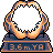 Pixelated trophy icon with golden ring and base displaying '3.6m YO' text on dark blue background.