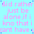 A static image with a light blue background displaying repeated pink text in a pixelated font, partially obscured by dark blue dots.