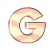 A contact sheet of 11 animated frames showing a rotating metallic 'G' logo in various orientations against a gray background.