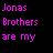 Pixelated text-based buddy icon with two distinct sections of colored text on a black background, displayed as a static contact sheet frame.