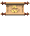 A scroll-shaped icon with brown wooden rollers and beige parchment displaying the word 'AWARD' in yellow capital letters, shown in multiple states of unrolling.