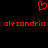 Red pixelated heart symbol above two identical red text strings on black background.