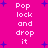 A static image with a bright pink background featuring repeated white text and blue star shapes.