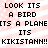 Pixelated text on a pink and white striped background with repeated phrases and misspelled words.