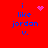 Red background with blue text reading "i like jordan v." and four distinct pink pixelated symbols in different positions across frames.