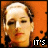 six pixelated shows a person with light brown hair against an orange background, each displaying different text below the face