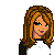 Animated contact sheet of a cartoon character and repeated text elements in black-and-white pixel art style with gray background transparency.