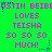 Green background with repeated pink text reading 'JUSTIN BEIBER LOVES TEISHA SO SO SO MUCH!' and blue star-like symbols.