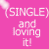 Static pink buddy icon with pixelated text and a white balloon-like shape on the left side.