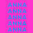A static image with four quadrants displaying the text 'ANNA' in blue pixelated font on pink, gray, green, and dark gray backgrounds.