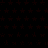 Dark background with repeating small red star shapes and a white rectangular block in the bottom right corner.