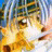 A 48x48 pixel animated buddy icon featuring a stylized anime character with light blue hair and yellow/orange facial highlights, alongside text reading "Anime IM" and "COM" on a black background.