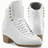 White figure skates with brown soles on white background, text "Figure Skating" and "it is my LIFE!!!" in pixelated font.
