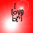 Red background with four showing "I love brij" text and varying light effects