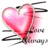 Static pixelated icon of a pink heart with black arrow-like lines radiating from its sides, set against a white background.
