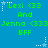 Blue background with green text reading "Lexi <33 And Jenna <333Jenna <333 BFF" repeated in two , each containing three identical text blocks with white star and dot animations