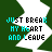 Pixelated text 'JUST BREAK MY HEART AND LEAVE' on a green and white zigzag background with cyan and black lettering.