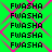 Green background with pink diamond patterns and repeated black text "FWASHA" in a