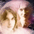 Pixelated image of two figures with light hair on left, red text on dark green and gray backgrounds on right.