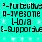 Static cyan background with repeated black text phrases and white pixel clusters arranged in a pattern