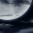 Animated contact sheet of a moon phase sequence with repeated "chaos" text overlay across frames, displayed in grayscale on dark background.