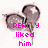 Three silver balloons with pink text reading 'I REALLY liked him', 'I thought he REALLY liked me', and 'it SUX how things work out' appear sequentially.