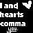 Pixelated black-and-white static icon with white text and a winged symbol on a transparent background.