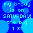 Pixelated blue background with light blue circular shapes and cyan text reading 'my b-day is on SATURDAY! the big 13!' repeated in a pattern