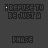 Animated sequence of pixelated text 'I REFUSE TO BE JUST A' with shifting color accents and scattered star-like particles on dark gray background.