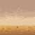 Pixel art sequence showing a plant's growth cycle from seed to decay across five horizontal of soil layers