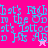 Pixelated text reads "That's Right in the On at's Tattoo d His AR" on a pink background with a small pink star icon.