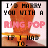 A pixelated orange ring pop with text overlay reading "I'll Marry You With A Ring Pop If I Have To." in black and pink lettering.