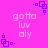 A static image with a bright pink background featuring repeated text and geometric shapes in white and purple.