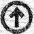 A black and white circular icon with a thick border contains a solid black upward-pointing arrow on a light background.