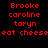 Red pixelated text on black background with white rectangular overlays shifting across of names and phrases