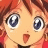A 48x48 pixel buddy icon featuring a close-up of an anime-style character with orange hair and blue eyes on the left, paired with text reading "Anime IM" and "com" on a black background to the right.