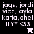 Pixelated text and star symbols on black, gray, and white backgrounds with visible animation changes.