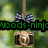 Animated buddy icon featuring a golden camera pendant with a checkered bow, suspended from a string against green foliage background.