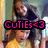 Pixelated image of two people embracing, overlaid with bright pink text reading "CuTiEs<3" on a black background.