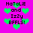 Pixelated text and green hearts on a bright pink background with visible animation changes.