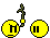 Yellow circular icon with black 'h' and green checkmark animation on gray background.