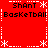 Red background with black text and white decorative elements arranged in a pattern